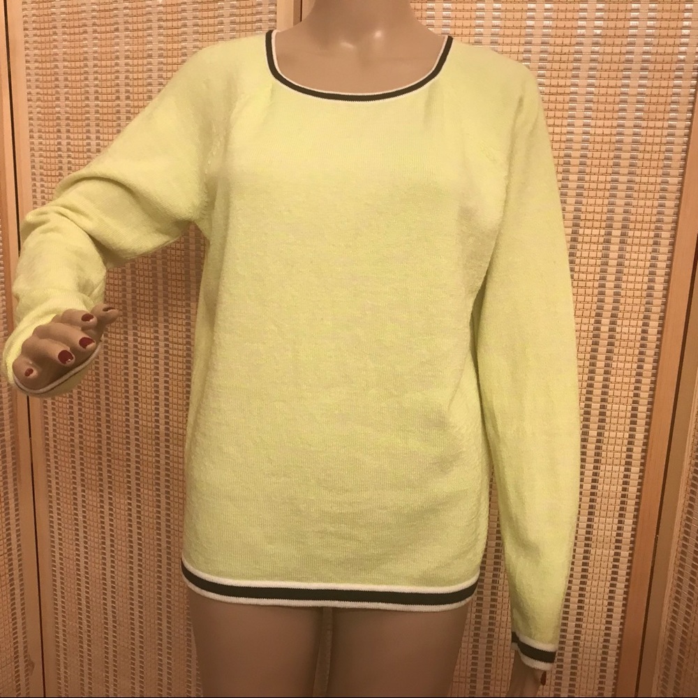 Yellow Juicy Couture Long Sleeve Soft Pullover